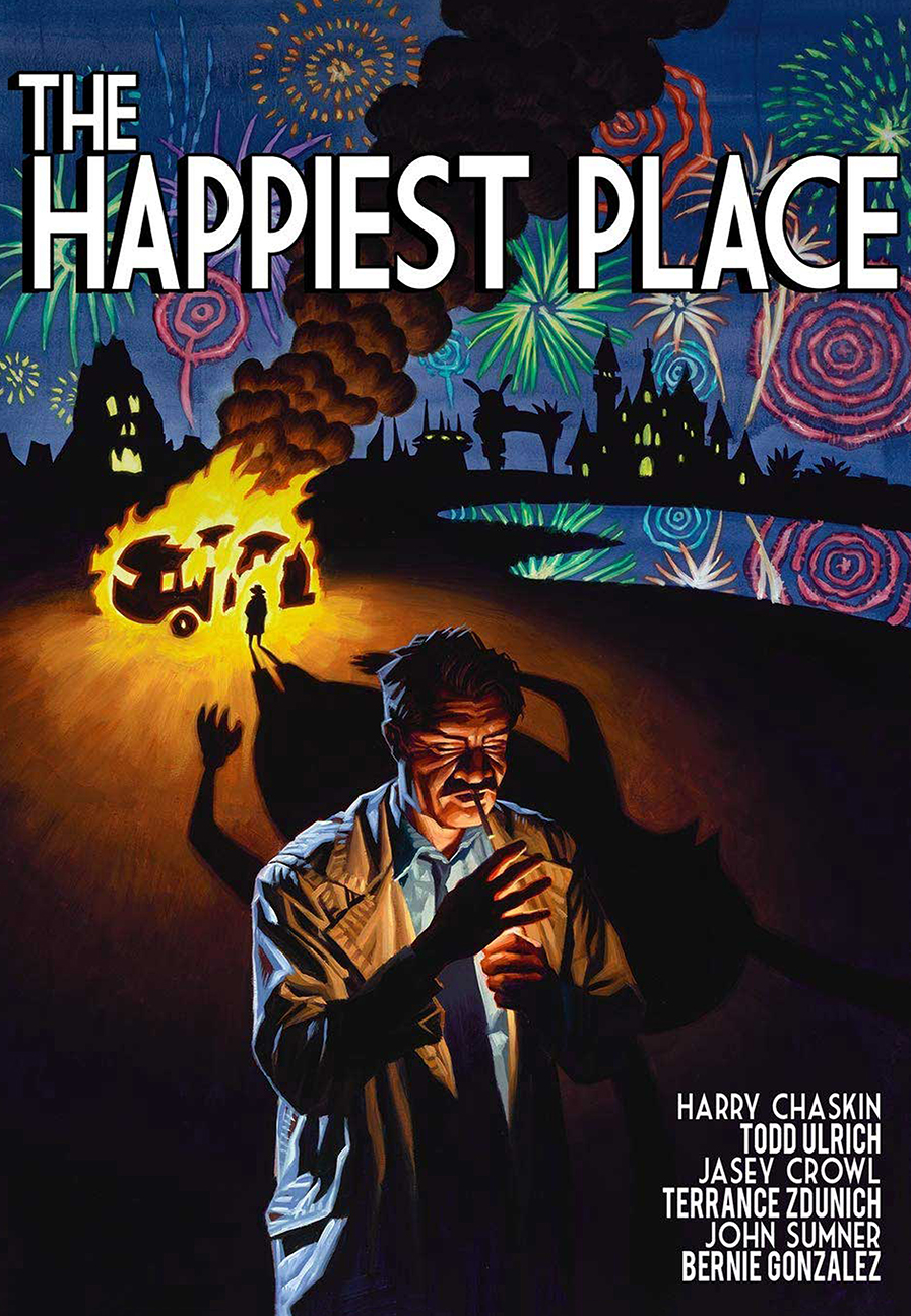 The Happiest Place - Written by Harry Chaskin Anthology cover - Jasey Crowl Draws
