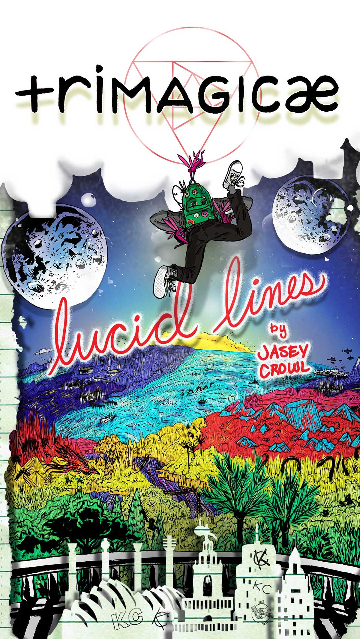 triMAGICæ Lucid Lines 01 cover - Jasey Crowl Draws