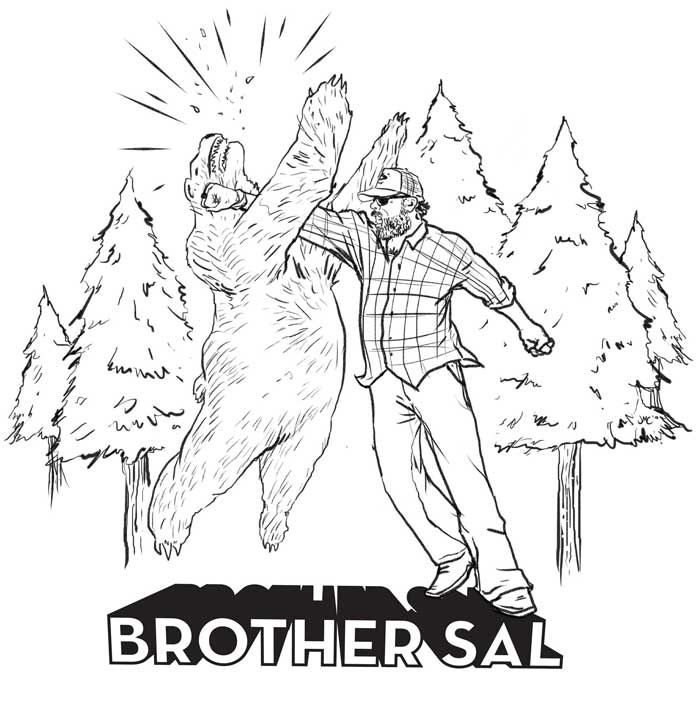 Brother Sal Promotional Graphic - Jasey Crowl Draws