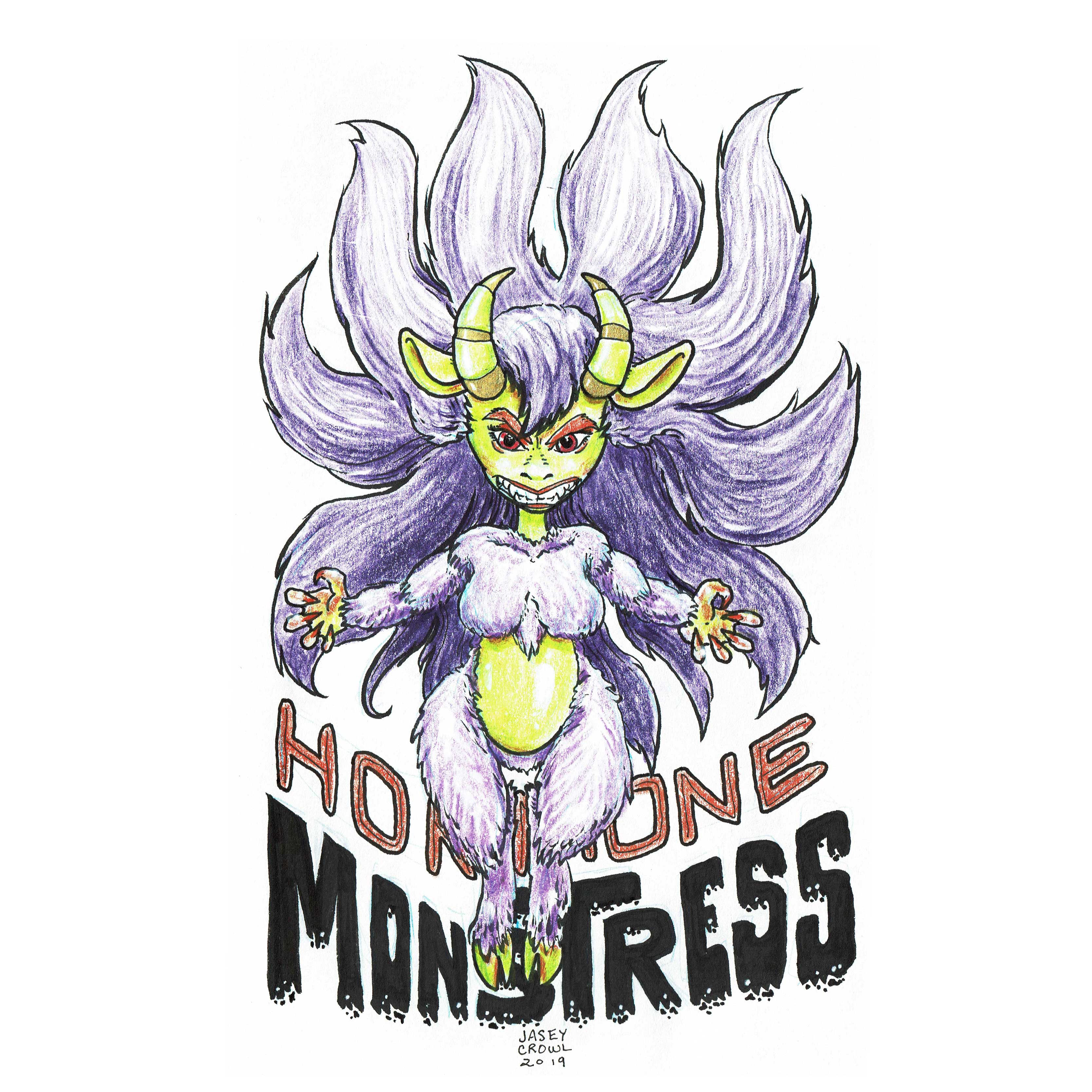 sketchbooks 01 hormone monstress - Jasey Crowl Draws